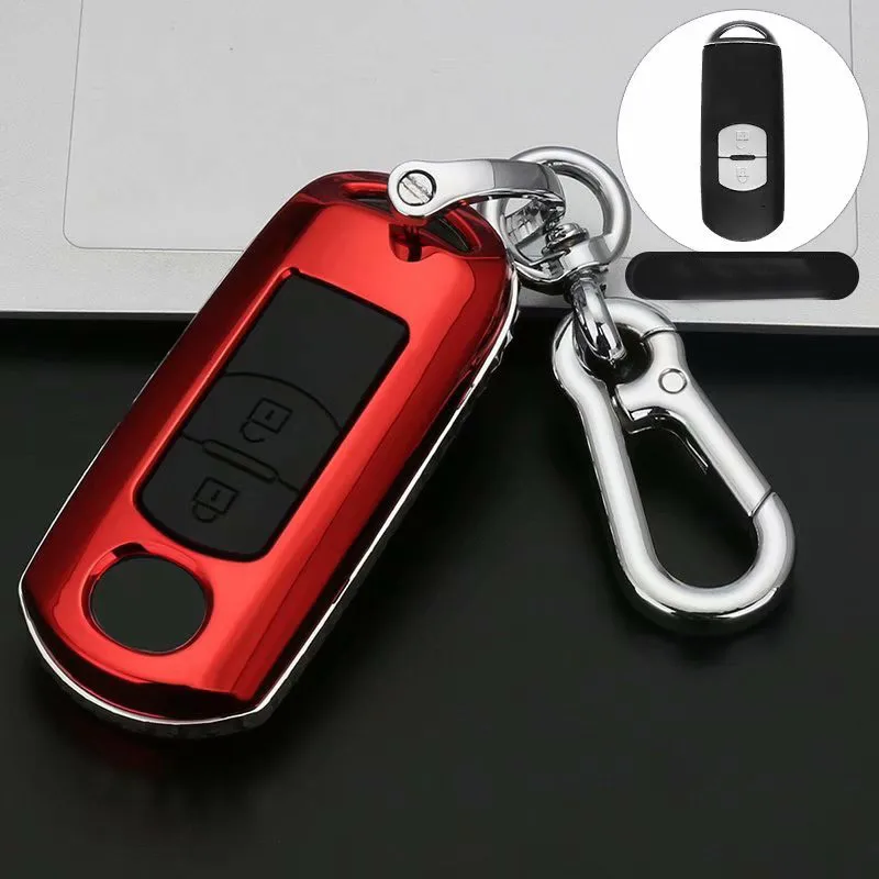 Molle Di Tpu Auto Chiave Fob Caso Della Copertura Di Protezione Per Mazda 2 Mazda 3 Mazda 5 Mazda 6 Cx-3 Cx-4 Cx-5 Cx-7 Cx-9 Atenza Axela Mx5 Auto Sty