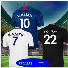 Новинка HAZARD KANTE Chelsea jersey домашние футбольные майки PULISIC HUDSON-ODOI HIGUAIN WILLIAN 19/20 Chelsea футбольная рубашка