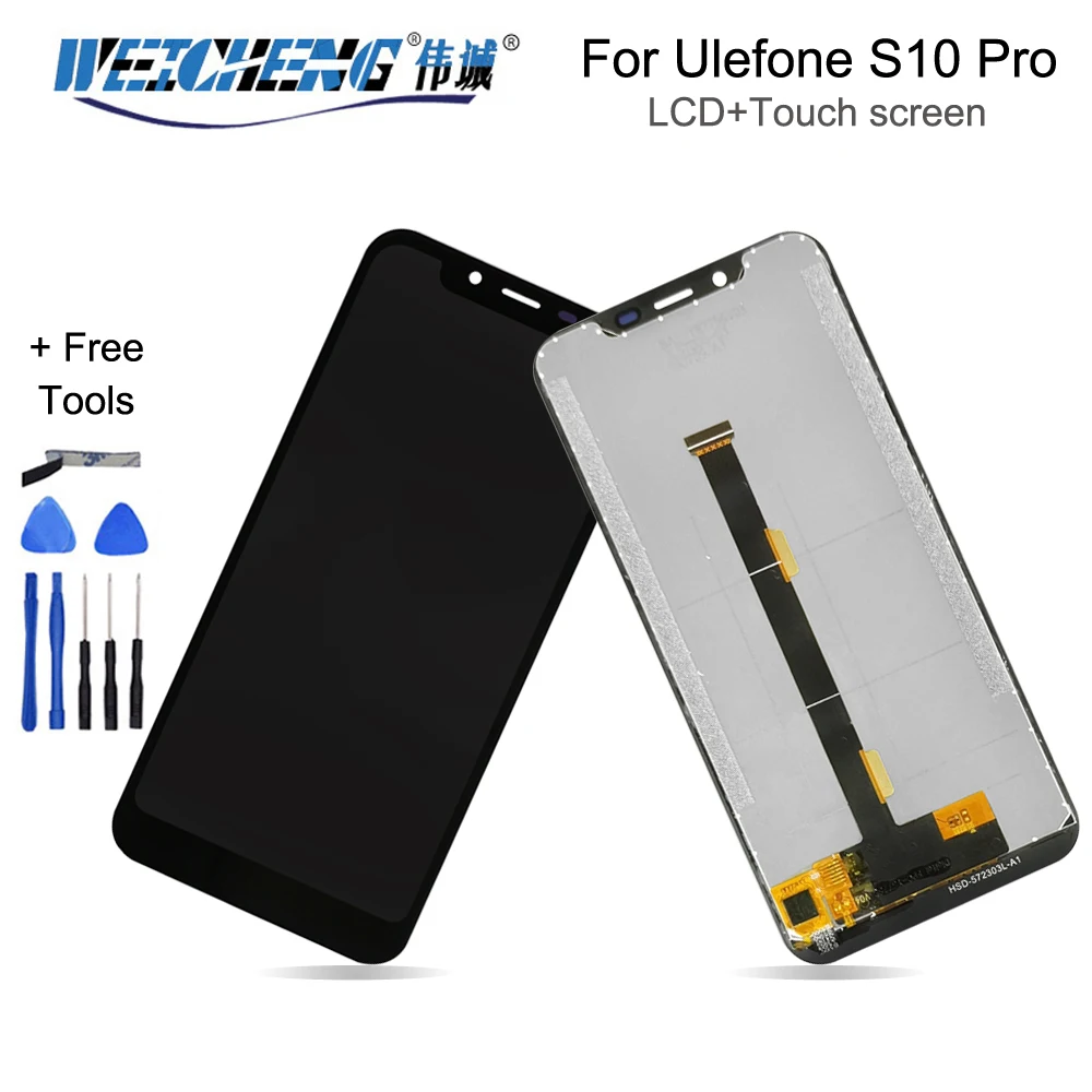 

5.7''For Ulefone S10 Pro LCD Display+Touch Screen Digitizer Assembly+Tools And Adhesive For S10 Pro Mobile Phone Accessories