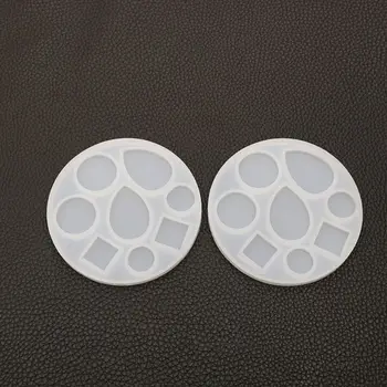 

DIY Crafts Making Crystal Epoxy Mold Earrings Candy Mould High Mirror UV Epoxy Resin Silicone Molds
