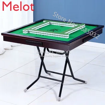 

Folding Mahjong Table Home Simple Chess Table Intelligent Poker Tables Ruleta Chupitos Practical Fieltro Verde Entertainment