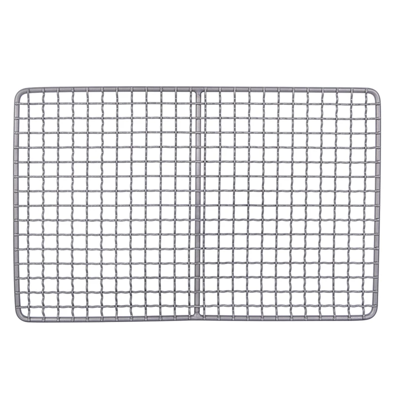 

Titanium Charcoal Bbq Grill Barbecue Grill Durable Net Plate Camping Tableware