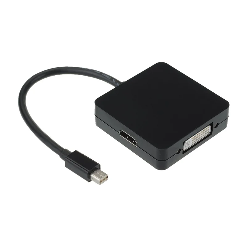 3 в 1 мини дисплей порт Lightning к HDMI/DVI/VGA адаптер портов дисплея кабель для Mac Book Air, Mac Book Pro, iMac и Mac Mi
