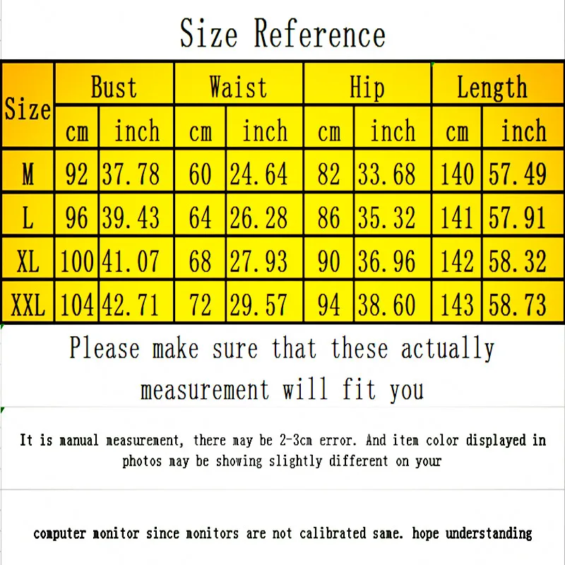 size information FOR 052