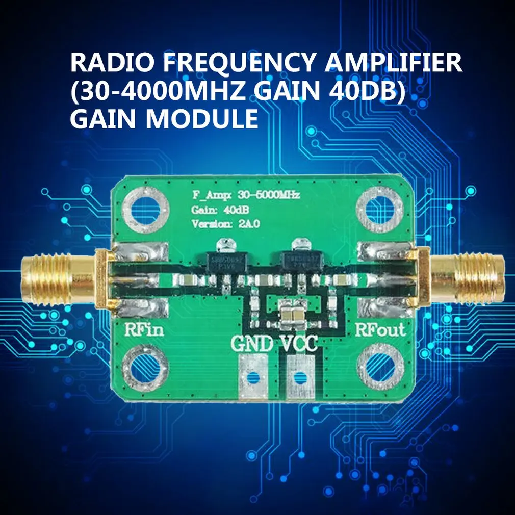 30-4000Mhz 40Db Gain Rf Broadband Amplifier Module For Fm Hf Vhf/Uhf 50 Ubs