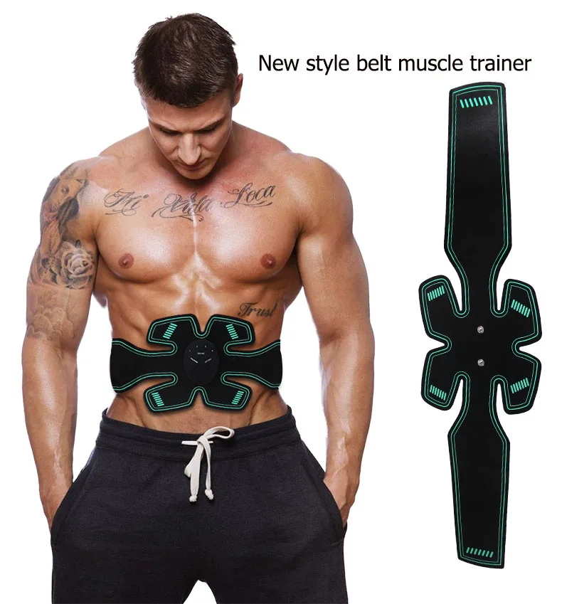 EMS Abdominal Muscle Stimulator Belt Muscle Electric Massager EMS Fitness Simulator Slimming Stimulator Anti-cellulite Massager