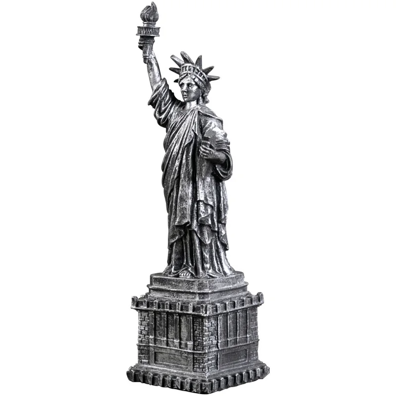 Скульптура в виде здания Liberty, башня Парижа, миниатюрная модель, украшение дома, искусство, украшения, подарки из смолы