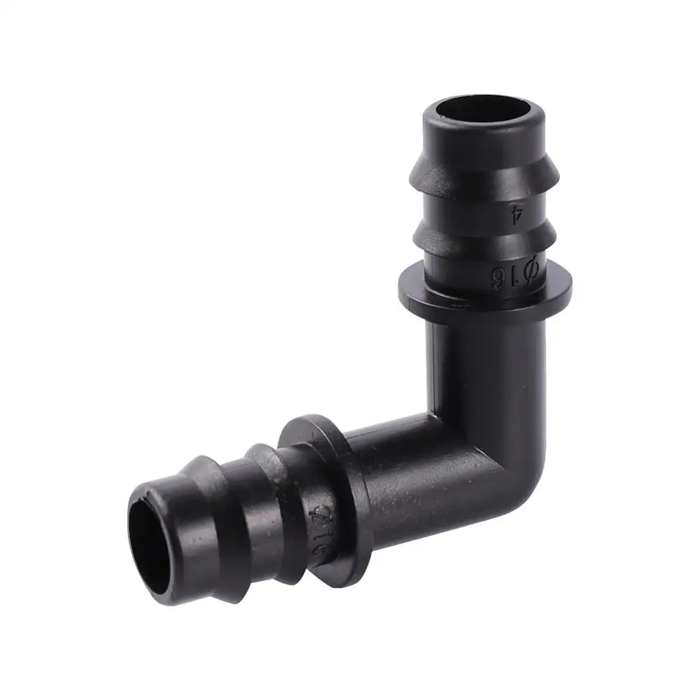 Bwintech 12 Pcs 6mm 90 Degree Elleboog Push in Verbind Pneumatische Fitting, 2-weg Plastic Quick