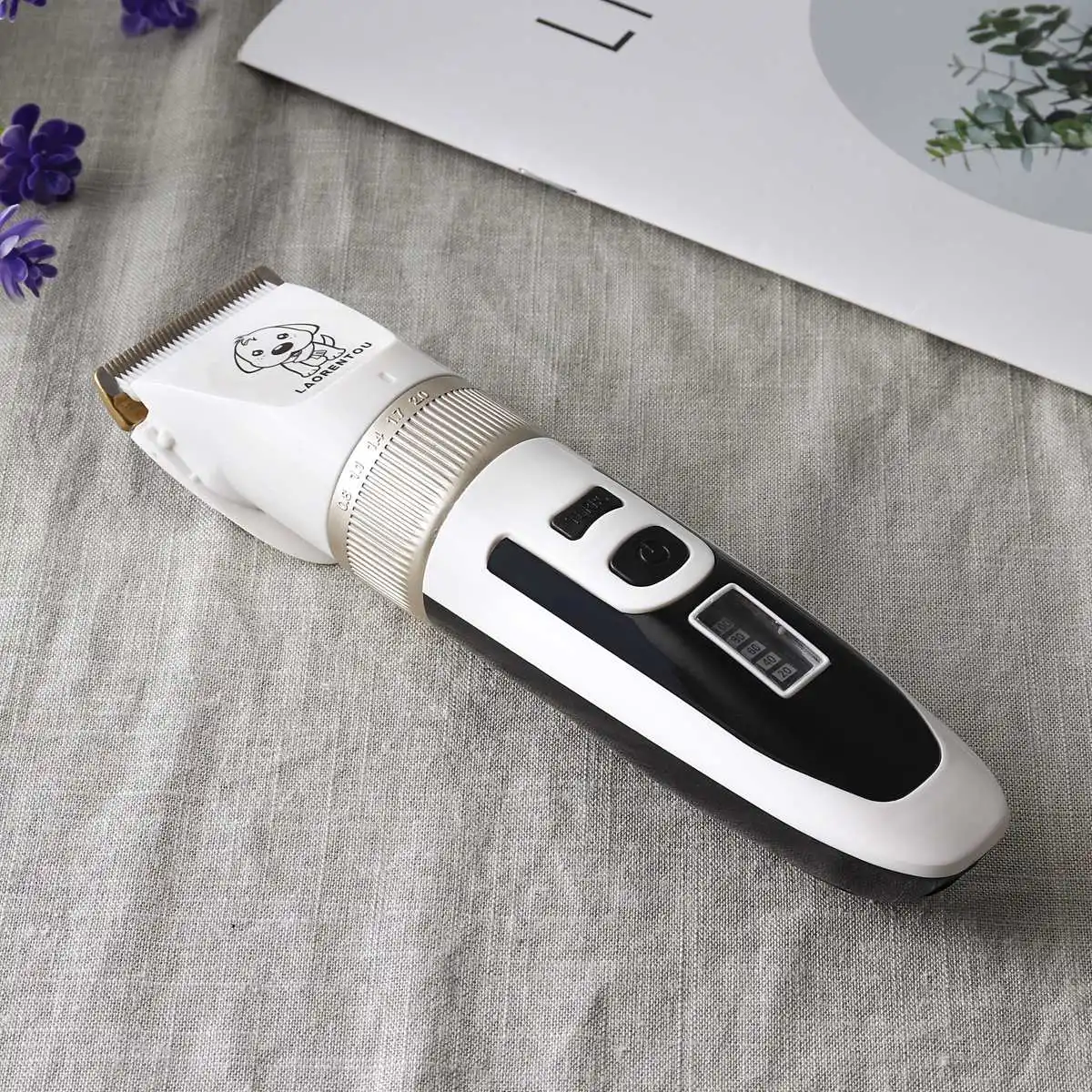 USB Перезаряжаемый кошачий триммер для груминга собак машинка для стрижки набор Беспроводная USB Бритва для волос с 4 насадками