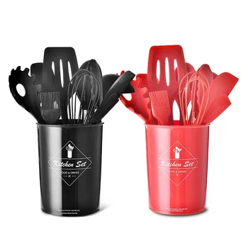 

11Pcs Kitchen Tools For Cooking Heat Resistant Silicone Cookware Silicone Cooking Utensils Sets 1