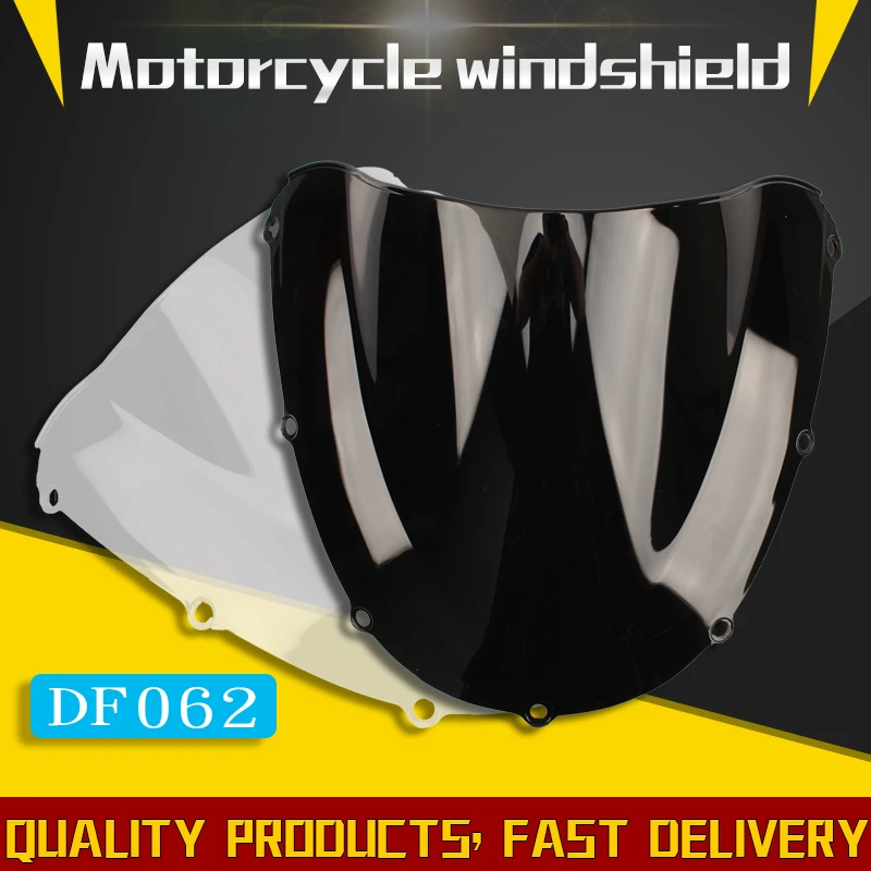 

For Honda CBR 900 RR 954 2002 2003 Black Windshield WindScreen Double Bubble CBR954 CBR900 CBR900RR CBR954RR cbr900 cbr rr r