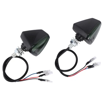 

Motorcycle Turn Signal Light Bulb, 1Pair LED Turn Signal Daytime Running Light Blinker Flasher Indicator Light Universal for MTV