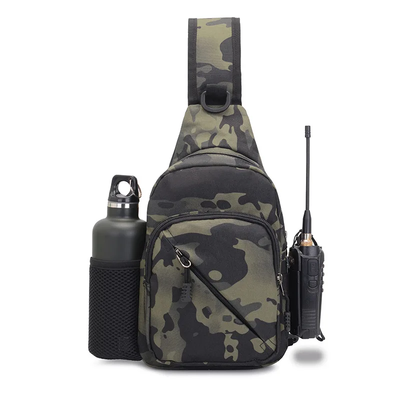 

Oxford Cloth Outdoor Sports Chest Pack Korean-style Casual Trend Waterproof Camouflage Men Crossbody Bag
