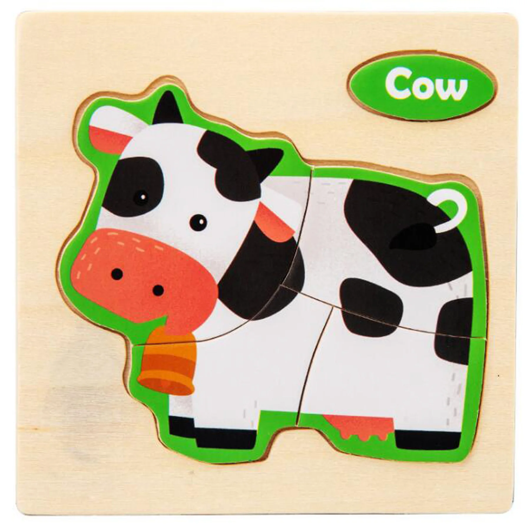 3D Baby Kids Wooden Puzzle Animal Jigsaw Educational Preschool Learning Toys Blocks A332 | Игрушки и хобби