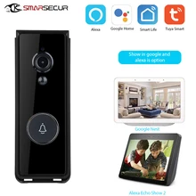 

Infrared Night Vision Tuya Smart Wifi Waterproof Doorbell 1080P Network Wireless Video Intercom Phone Remote Camera