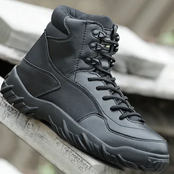 

Winter Outdoor New Hiking Waterproof Breathable Shoes Tactical Combat Army Boots Training Sneakers Non-slip Mountaineering Boots