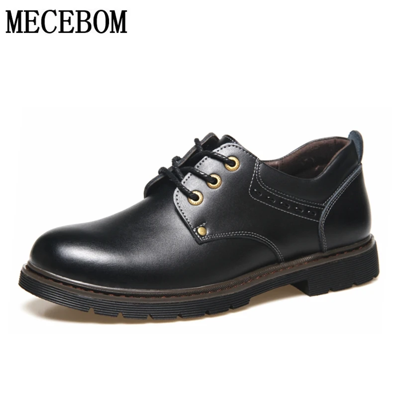 

Men's Oxford Shoes Quality Split Leather Casual Formal Shoes Male Lace-up Black Business Men Dress Shoes moccasins 1102M