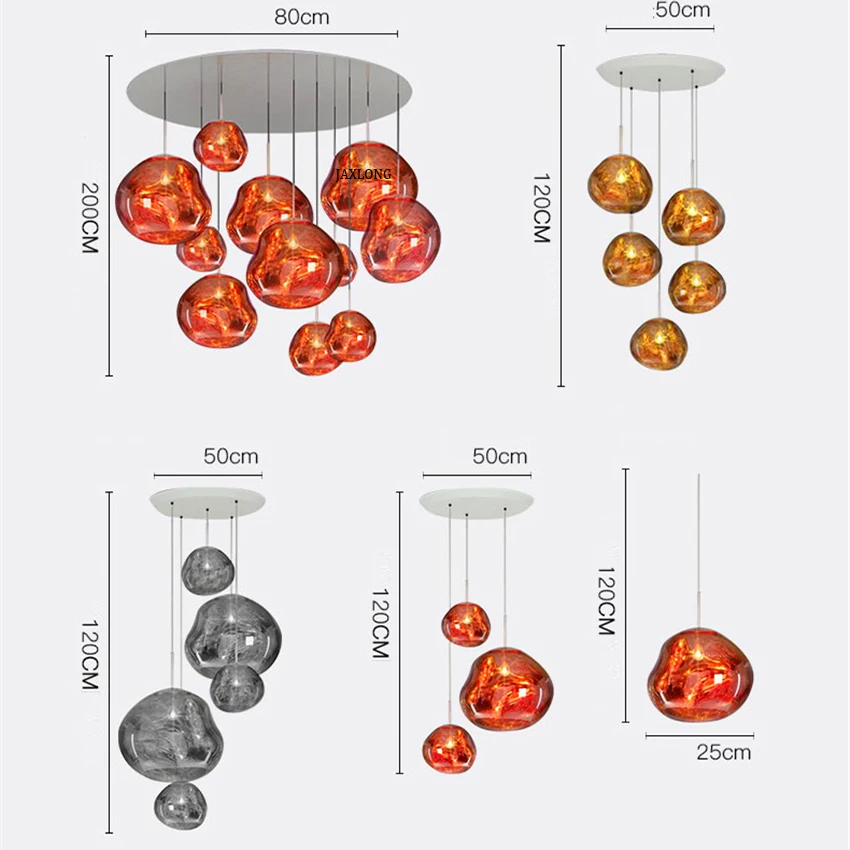 Скандинавское стекло, лава, светодиодный подвесной светильник, подвесные светильники для домашнего декора, для гостиной, бара, кафе, лофт, для кухни, подвесные лампы