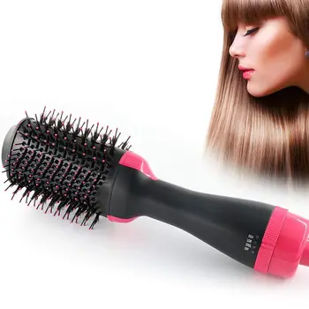 

2 In 1 Multifunctional hair dryer comb volumizer hair dryer brush rotate heat styling hot air comb curling brush hair tool