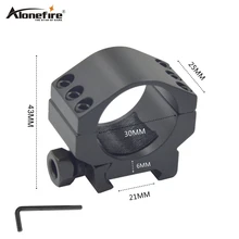 Alonefire M33 30 мм кольцо 21 мм Rail Weaver база ласточкин хвост страйкбол винтовка ружье тактические огни лазерный прицел охотничьи крепления