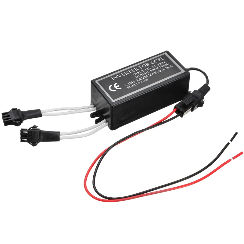 1pcs Inverter Ballast 12V-900V Fit For CCFL Angel Eyes Halo Rings Light 12V Female 2 Outputs Female Connection Inverter