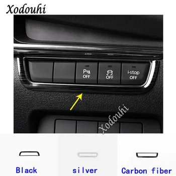 

For Mazda 3 Mazda3 Axela M3 2019 2020 Car Sticker Styling Inner Cover Front Head Light Switch Button Trim Frame Lamp Hoods 1pcs