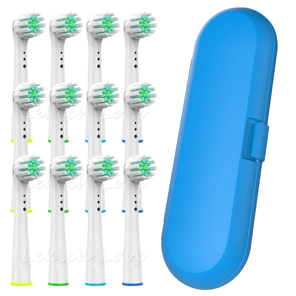 Насадки для зубной щетки Oral B 12 шт. насадки с 4 насадками щеток Braun мягкие