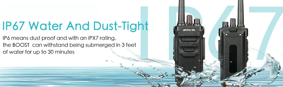 10 шт. RETEVIS RT48/RT648 Walkie Talkie IP67 Водонепроницаемый Flaot PMR радио PMR446/FRS VOX 2 способ радио отель/ресторан для Baofeng