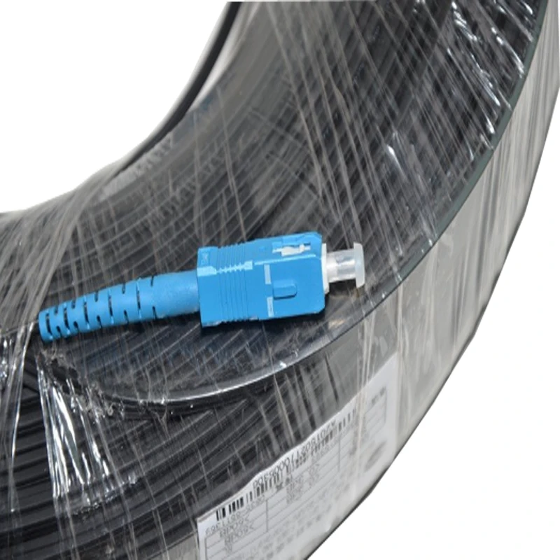 Fiber Optic Cable SC indoor Single Core Black Leather FTTH Patch Cord
