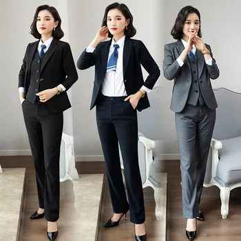 

Black Blazer Women Fashion Autumn Women Blazers and Jackets Work Office Lady Suit Slim One Button Business Female Blazer Coat