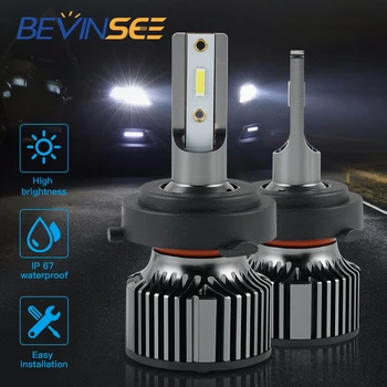 

BEVINSEE H7 LED Headlight Bulbs For CITROEN DS DS5 DS6 PEUGEOT 508 2008 3008 C5 DS DS5 DS6 10000lm 60W 6000K
