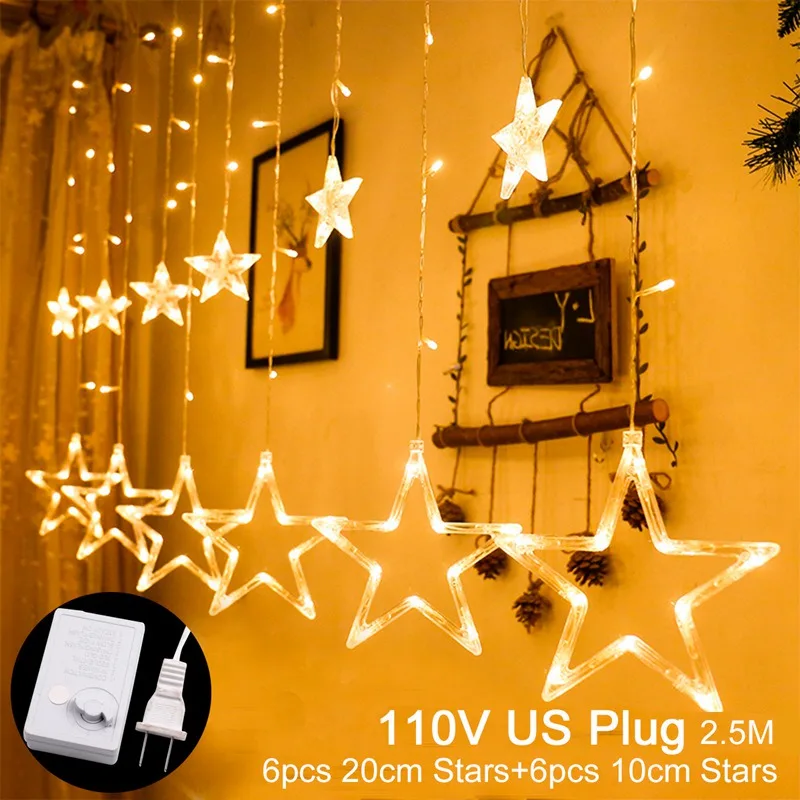 warm white 110v Рождественские украшения для дома USB Звуковая активация светодиодный музыкальная струна огни Рождественская елка декоративные рождественские украшения Рождественские подарки - Цвет: warm white 110v