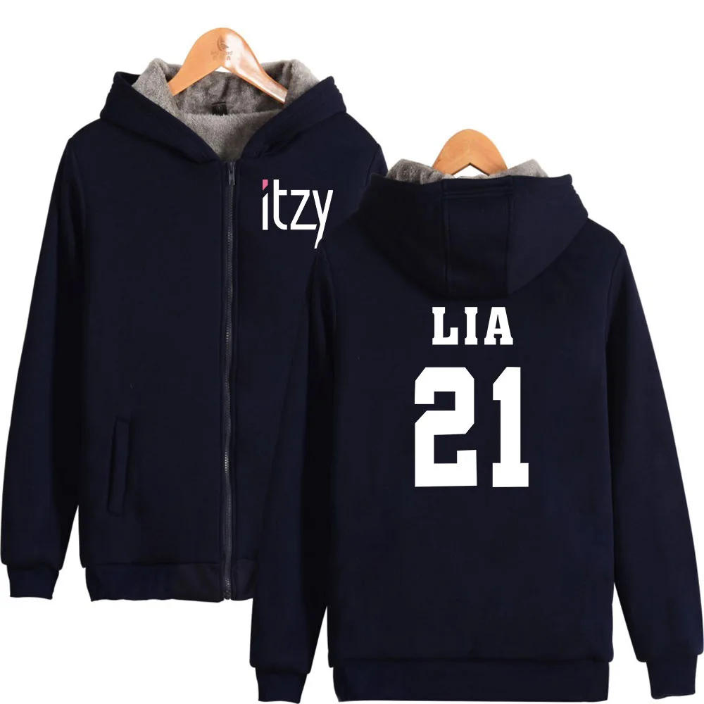 KPOP ITZY Inverno Donna Giacche E Cappotti Moda Coreana K POP ITZY 