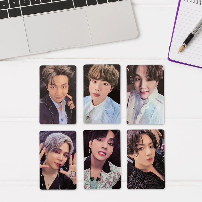 7PCS/set KPOP South Korean Groups Albums Bangtan Boys New Album Map of The Soul on: E Concert DVD Ordinary Same Card