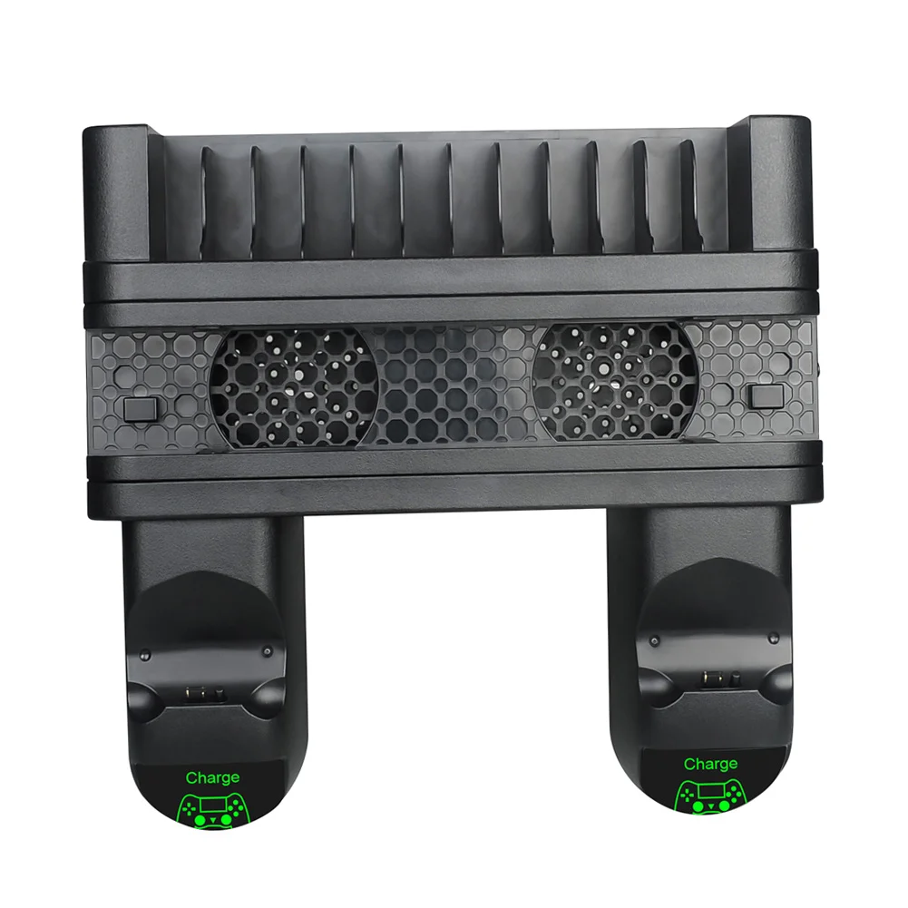 Vertical Cooling Stand Compatible for PS4/ PS4 Slim/ PS4 Pro Charger with LED Indicators ING-SHIPPING