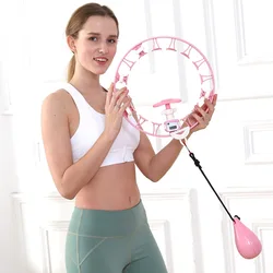 Smart Sport Hoops Women's Fitness Hoola Hoop Beginner Lose Weight Equipment Detachable Adjustable Lightweight Waist Trainer Ring