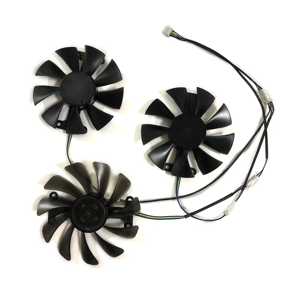 3 шт./компл. Yeston RX580 8G D5 игра ACE PA GPU радиатор охлаждения Вентилятор GA91S2H для Yeston RX 580 карты охлаждения в качестве замены