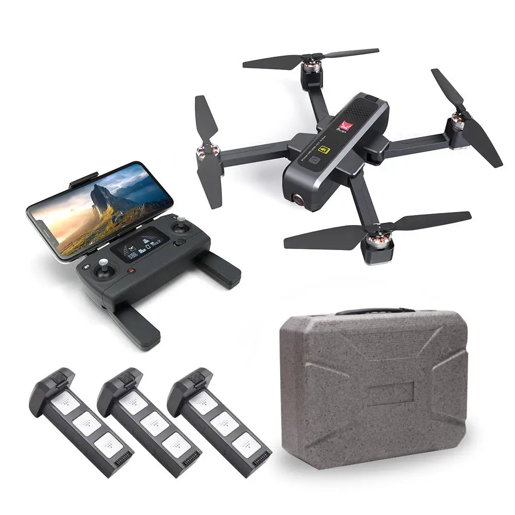 Шоколад Дрон с дистанционным управлением 4K 5G WiF HD камера Квадрокоптер FPV четырехосевой Дрон с бесщеточным Мотором оптический поток глобальная позиционирование - Цвет: Шоколад