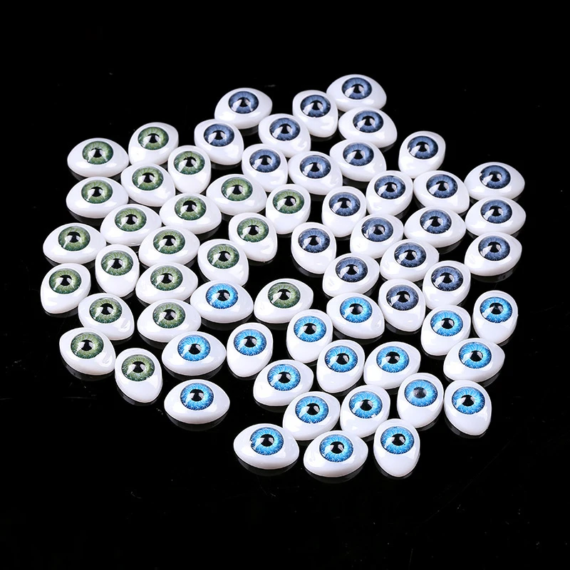 10pcs Plastic Doll Safety Eyes For Animal Toy Puppet Making DIY Material Craft Doll Accessories 7mm 8mm 10mm 12mm Random Color 2