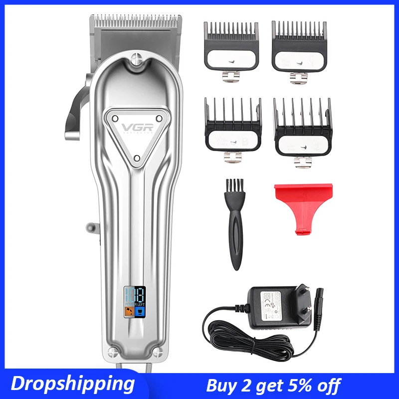 

Professional Hair Clippers for Men Cordless Electric T Outliner Beard Trimmer Rechargeable Hair Cutting Barber Haircut Machine