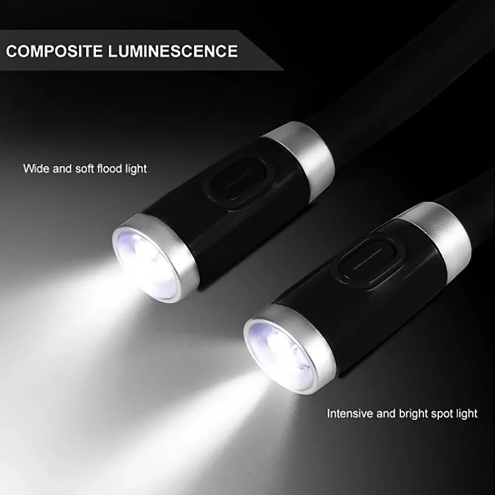  Flexible Adjustable LED Light Neck Book Night Lamp for Study Reading - 4000250879484