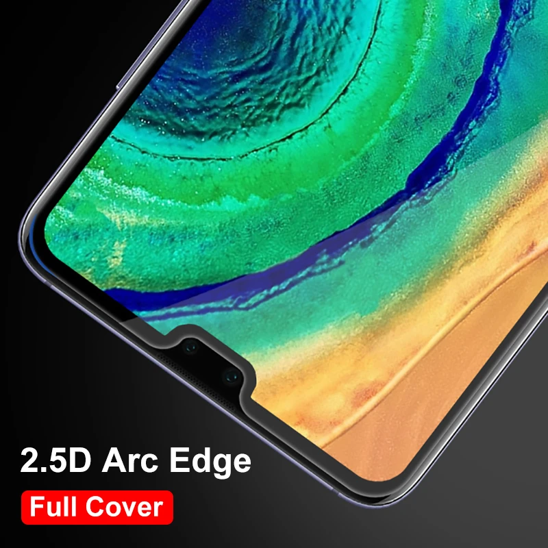 Полное покрытие закаленное стекло для Oppo A9 Защита экрана для Oppo A9 целое клеевое Стекло для телефона Oppo A9 стекло 6,5"