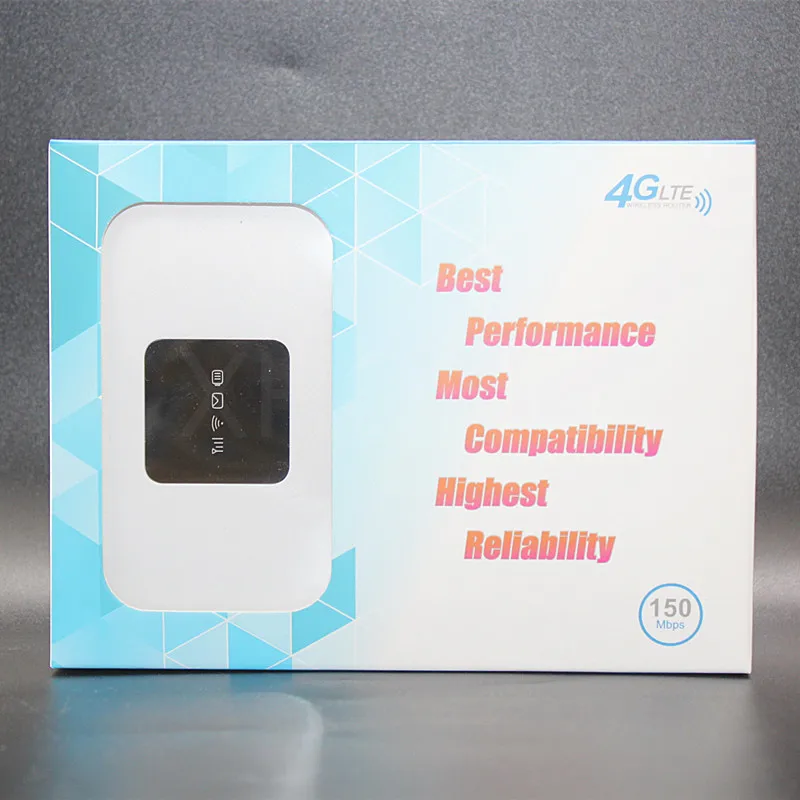 4G Wi-Fi роутер LTE Cat4 150 Мбит/с Беспроводная портативная карманная Мобильная точка