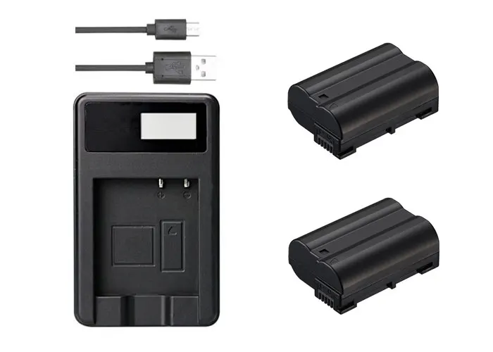 EN EL15 ENEL15 аккумулятор + зарядное устройство USB для Nikon D500 D600 D610 D750 D7000 D7100 D7200 D800 D850 D810