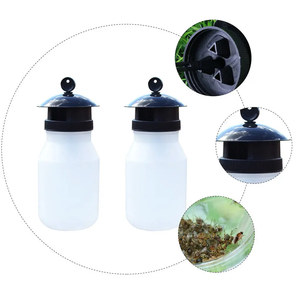 2Pcs White Sticky Trap Gnat Traps Fruit Fly Trap for Garden Outdoor