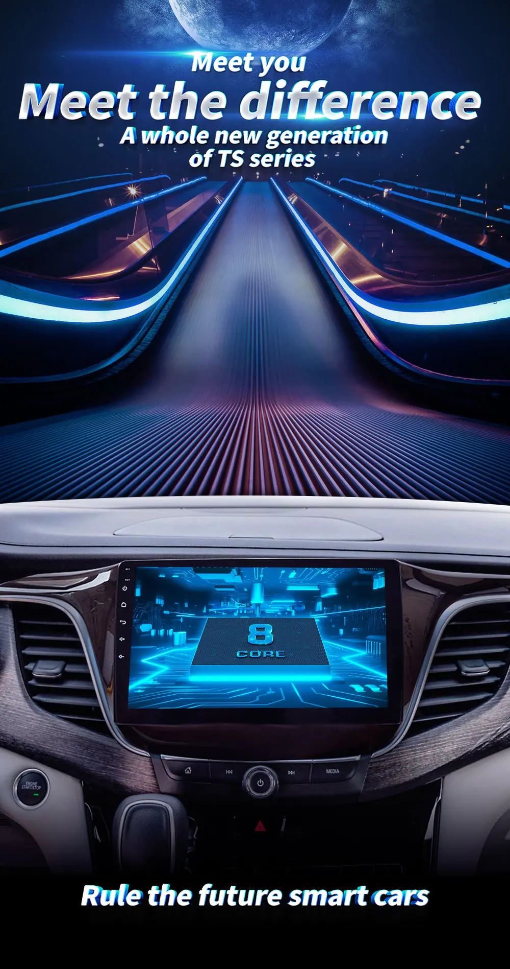 Clearance 4G Lte Android 9.0 Car multimedia navigation system GPS DVD player For BUICK OPEL GL8  2017 2018 years IPS screen Radio stereo 0