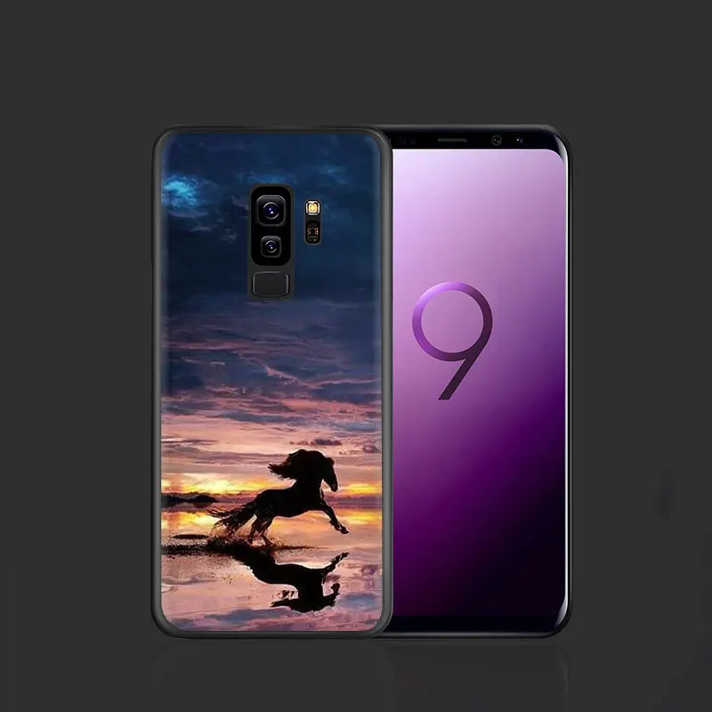 B5 EWAU бегущего коня силиконовый чехол для телефона для samsung A5 A6 плюс A7 A8 A9 A10s 20С 30С 40С с 50s 60 70 J6 - Цвет: B5