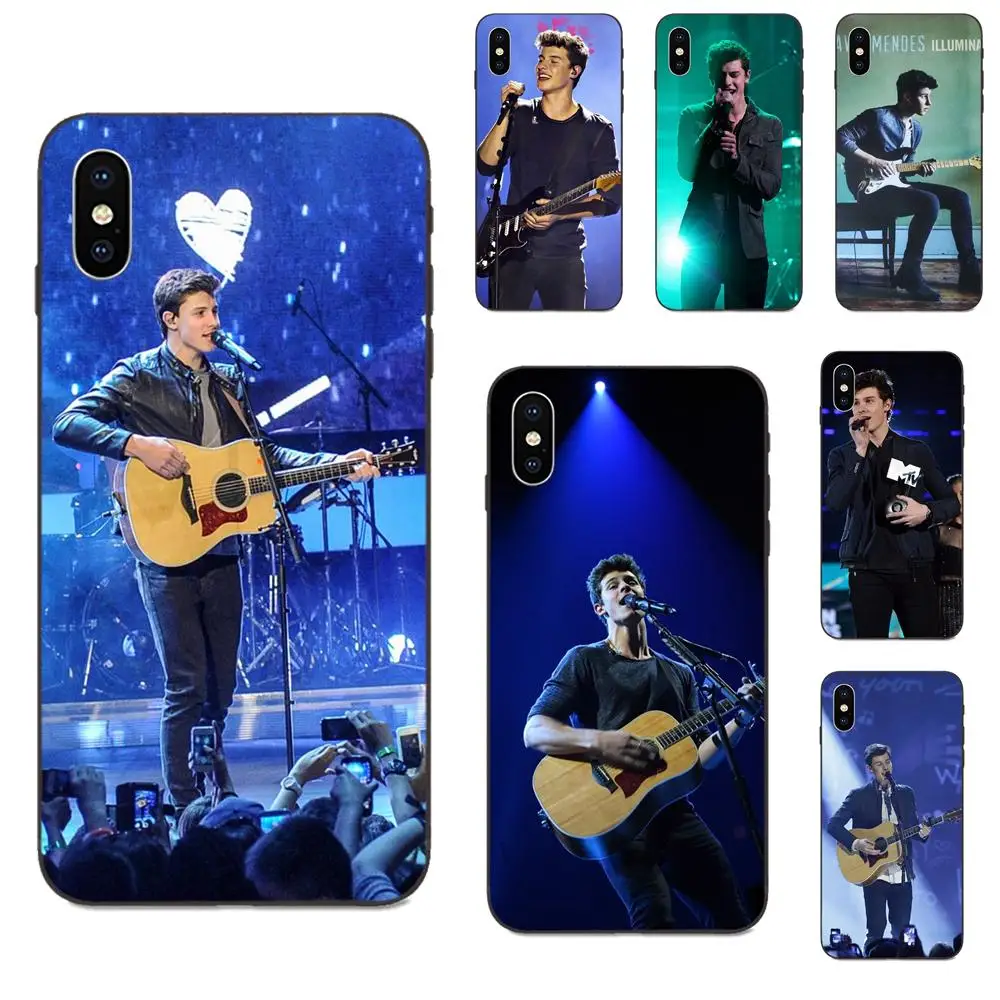 Shawn Mendes освещения мягкий Роскошный чехол для Galaxy Note A8 A9 звезда 4 8 9 10 S3 S4 S5 S6 S7 S8 S9 S10