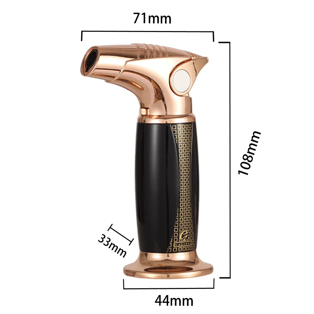 COHIBA Pocket Rocket Single Jet Flame Butane Cigarette Cigar Torch Lighter Gas Turbo Fire Startar Table Smoke Cigar Lighter