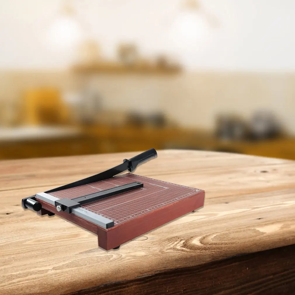 Многофункциональный Художественный специальный А4 резак для бумаги деревянный резак для бумаги Офисные ножницы для бумаги фотобумага резак машина